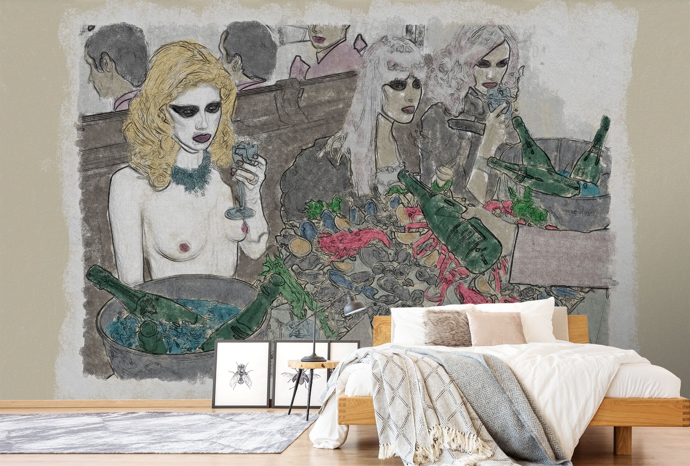 3D Cute Girl 1410 Marco Cavazzana Wall Mural Wall Murals Wallpaper AJ Wallpaper 2 