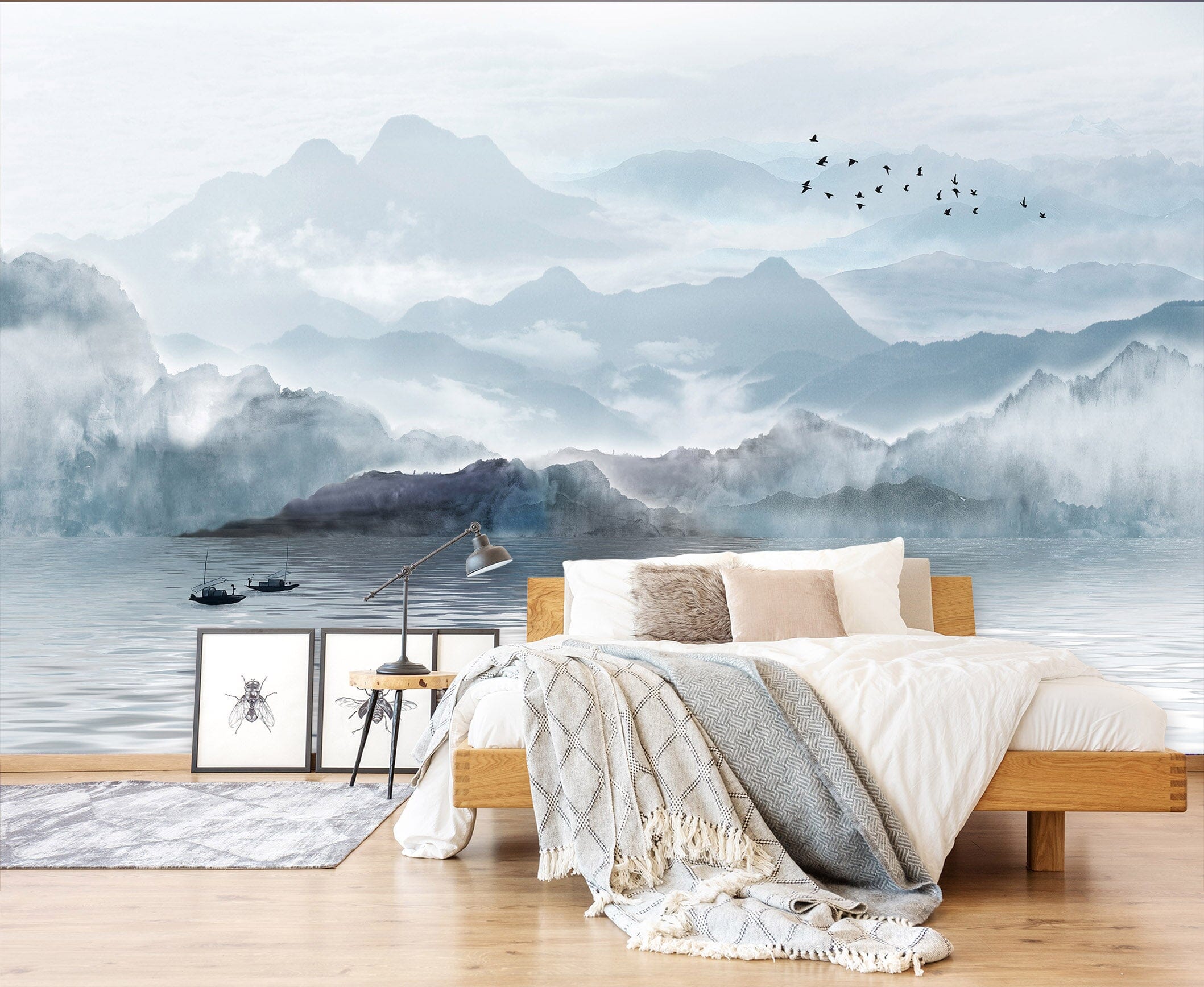 3D Mountain River 1416 Wall Murals Wallpaper AJ Wallpaper 2 