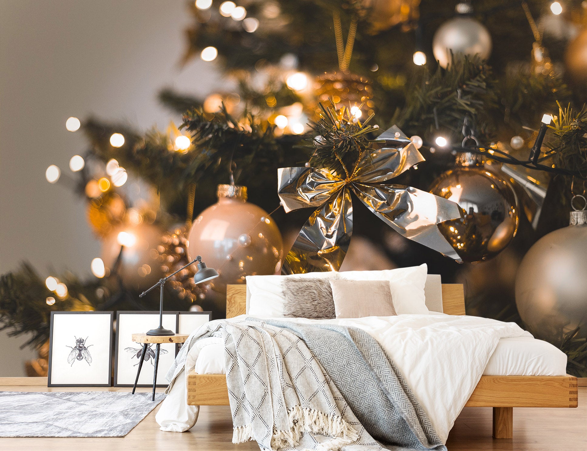 3D Bow Ball Tree 58067 Wall Murals