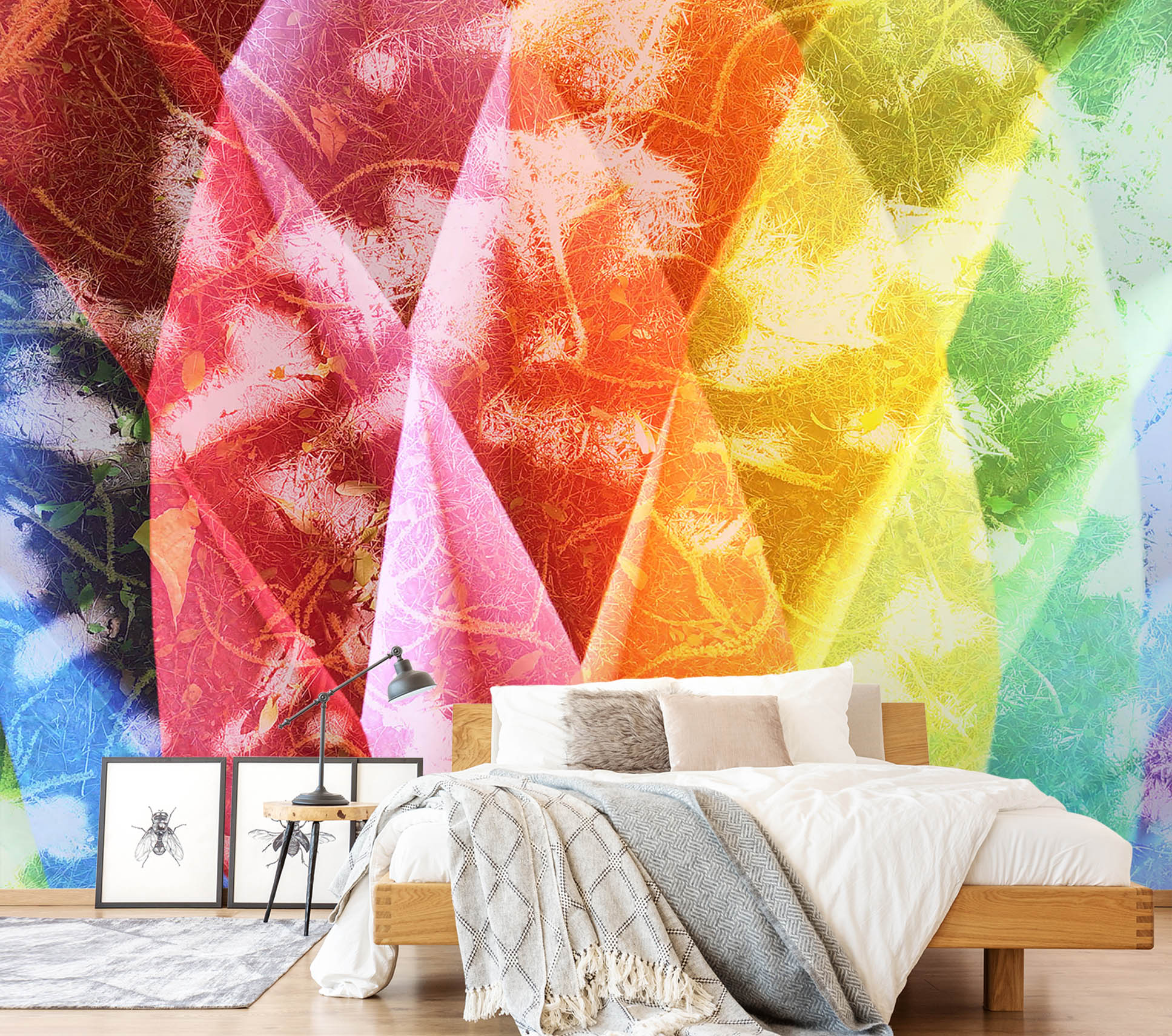 3D Color Cone 70116 Shandra Smith Wall Mural Wall Murals