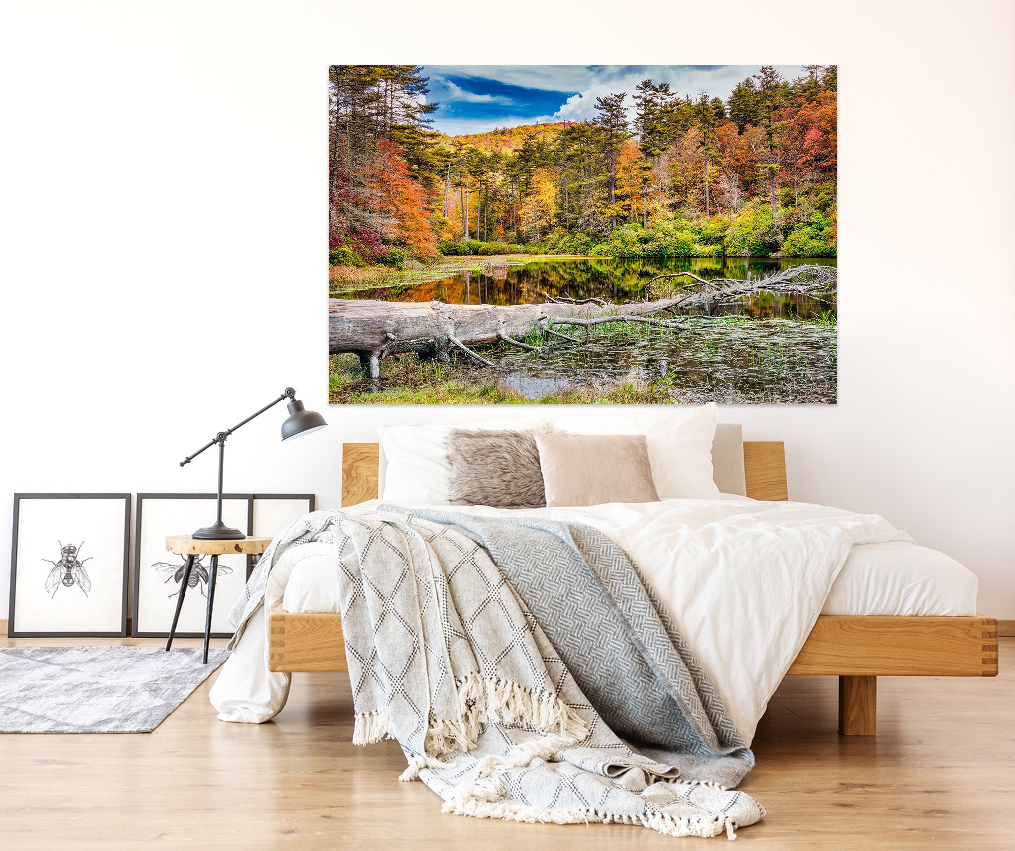 3D Lake Trees 4046 Beth Sheridan Wall Sticker