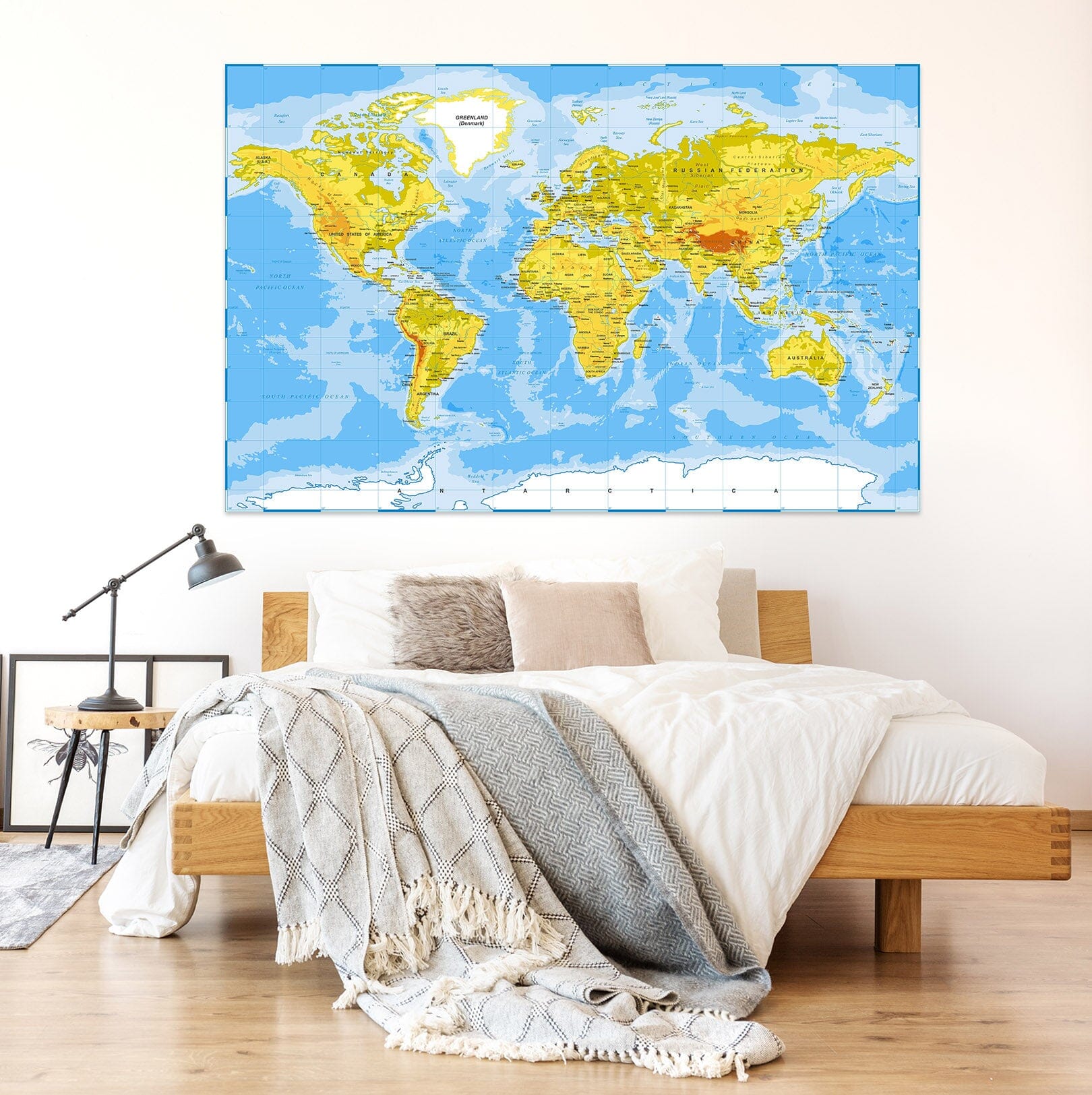 3D Beautiful Island 261 World Map Wall Sticker Wallpaper AJ Wallpaper 2 