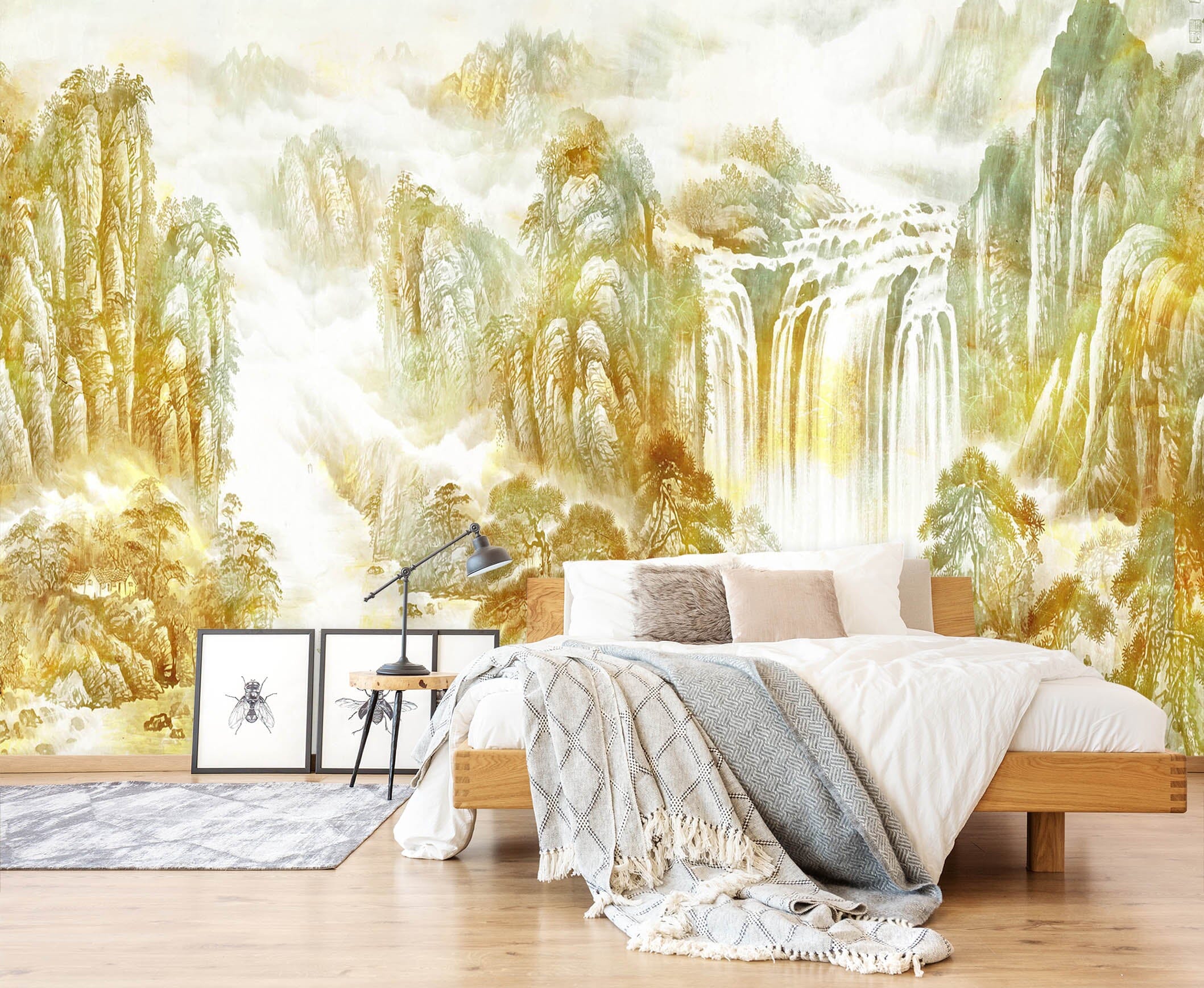 3D High Mountains 1514 Wall Murals Wallpaper AJ Wallpaper 2 