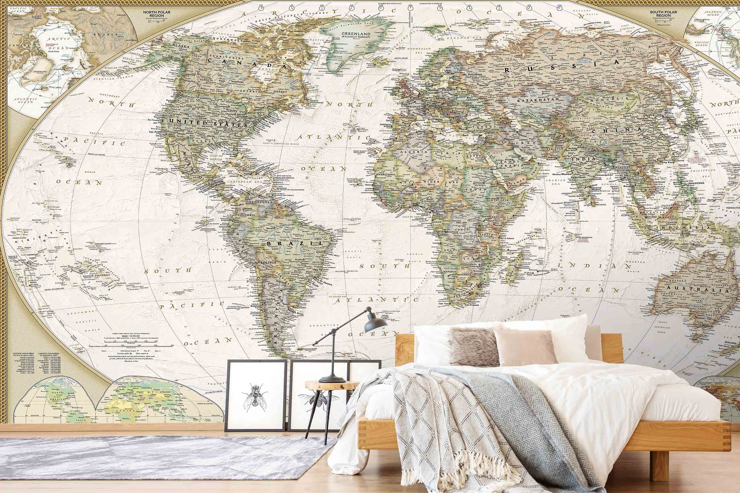 World Map 2 Wallpaper AJ Wallpaper 