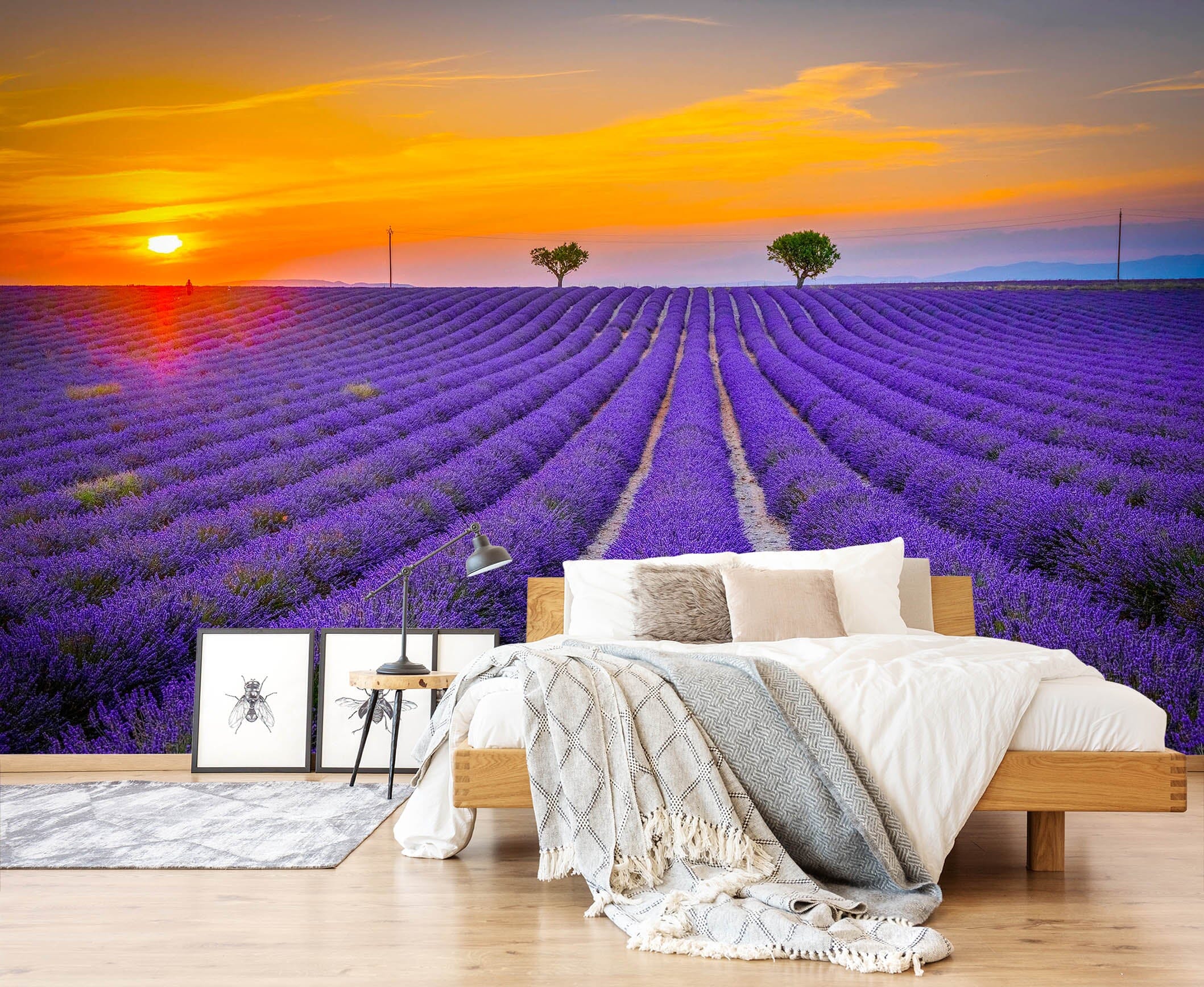 3D Purple Lavender 1450 Marco Carmassi Wall Mural Wall Murals Wallpaper AJ Wallpaper 2 