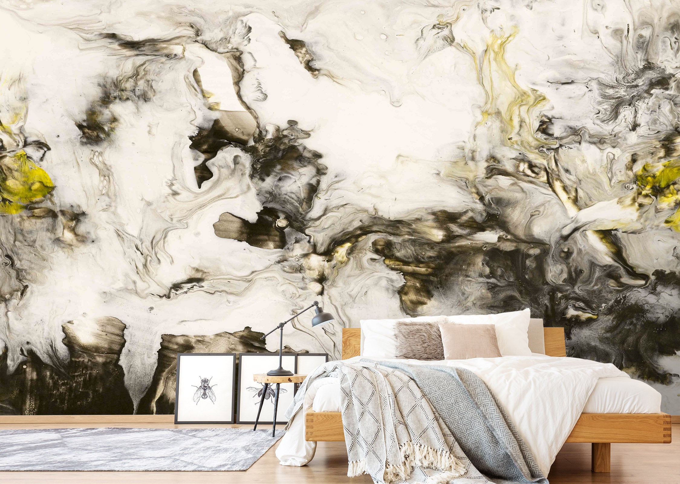 3D Abstract Ink 253 Wall Murals