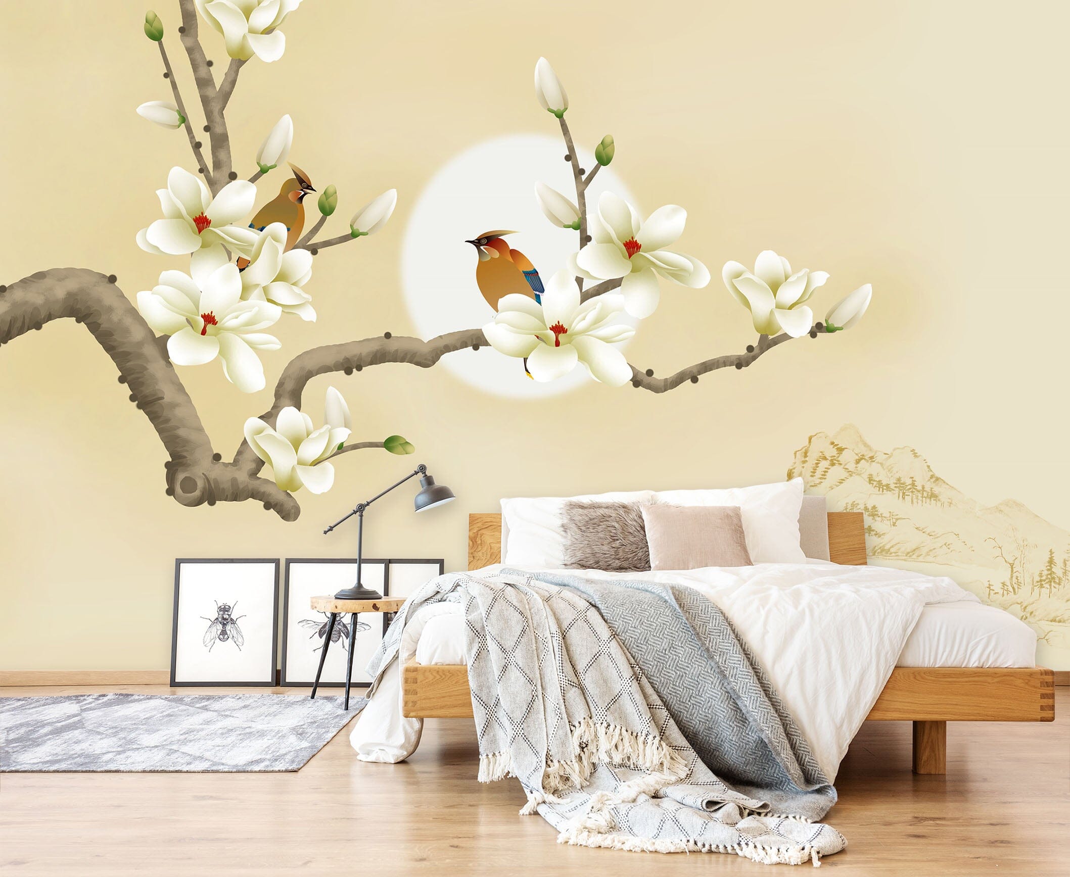 3D Spring Flowers 1614 Wall Murals Wallpaper AJ Wallpaper 2 