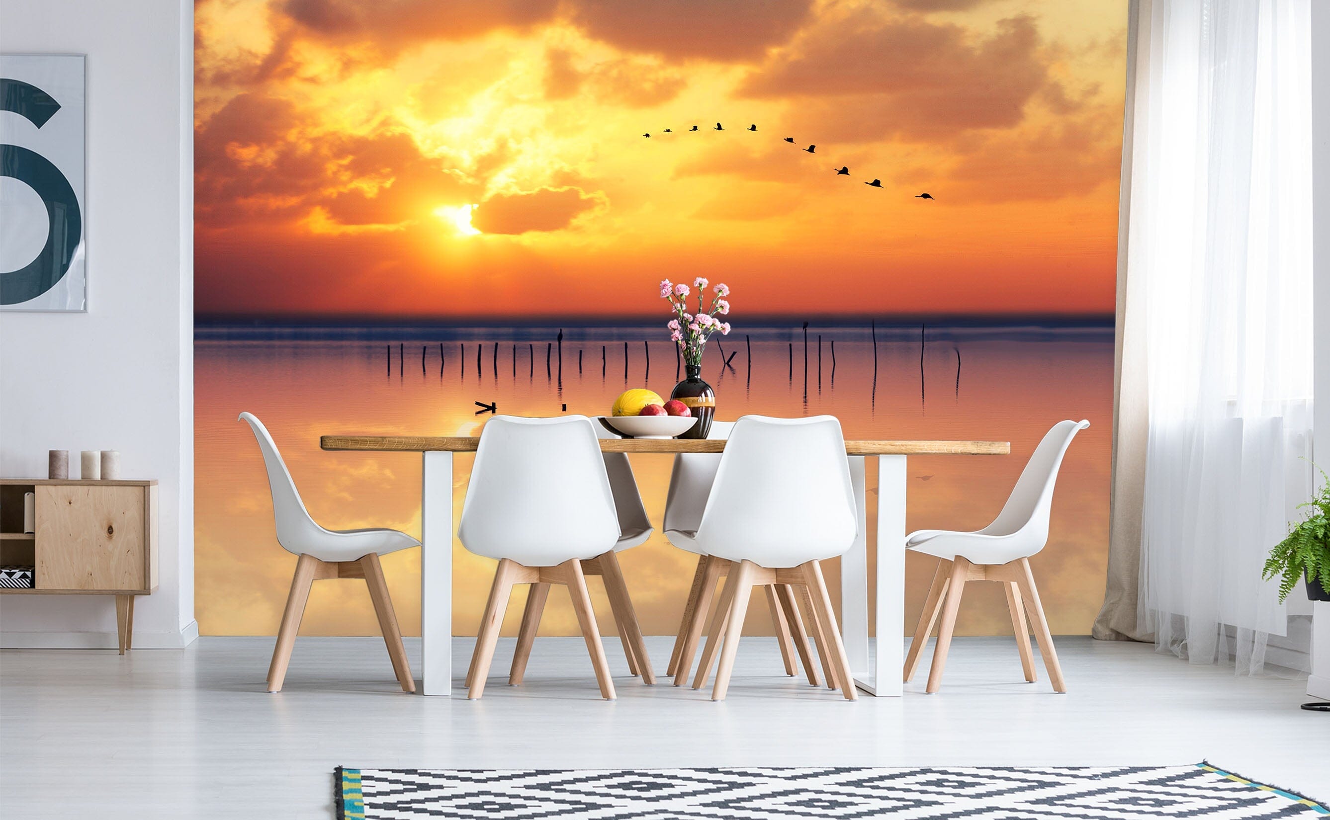 3D Sunset Sea 1406 Marco Carmassi Wall Mural Wall Murals Wallpaper AJ Wallpaper 2 