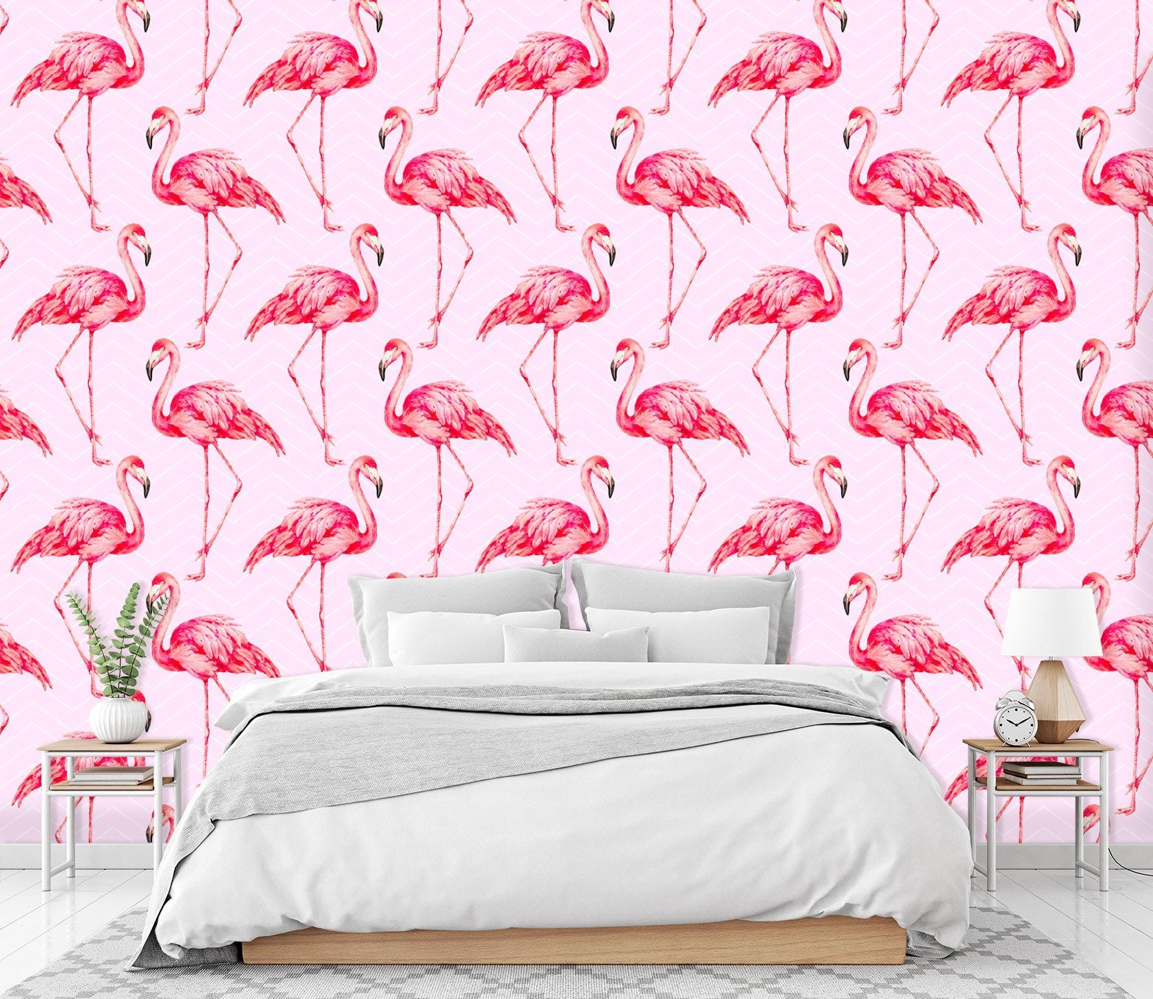 3D Red Flamingo 456 Wallpaper AJ Wallpaper 