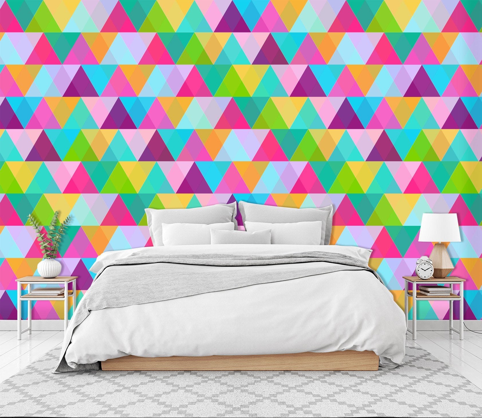3D Color Positive Triangle 439 Wallpaper AJ Wallpaper 
