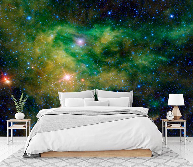 3D Blue Star 067 Wallpaper AJ Wallpaper 