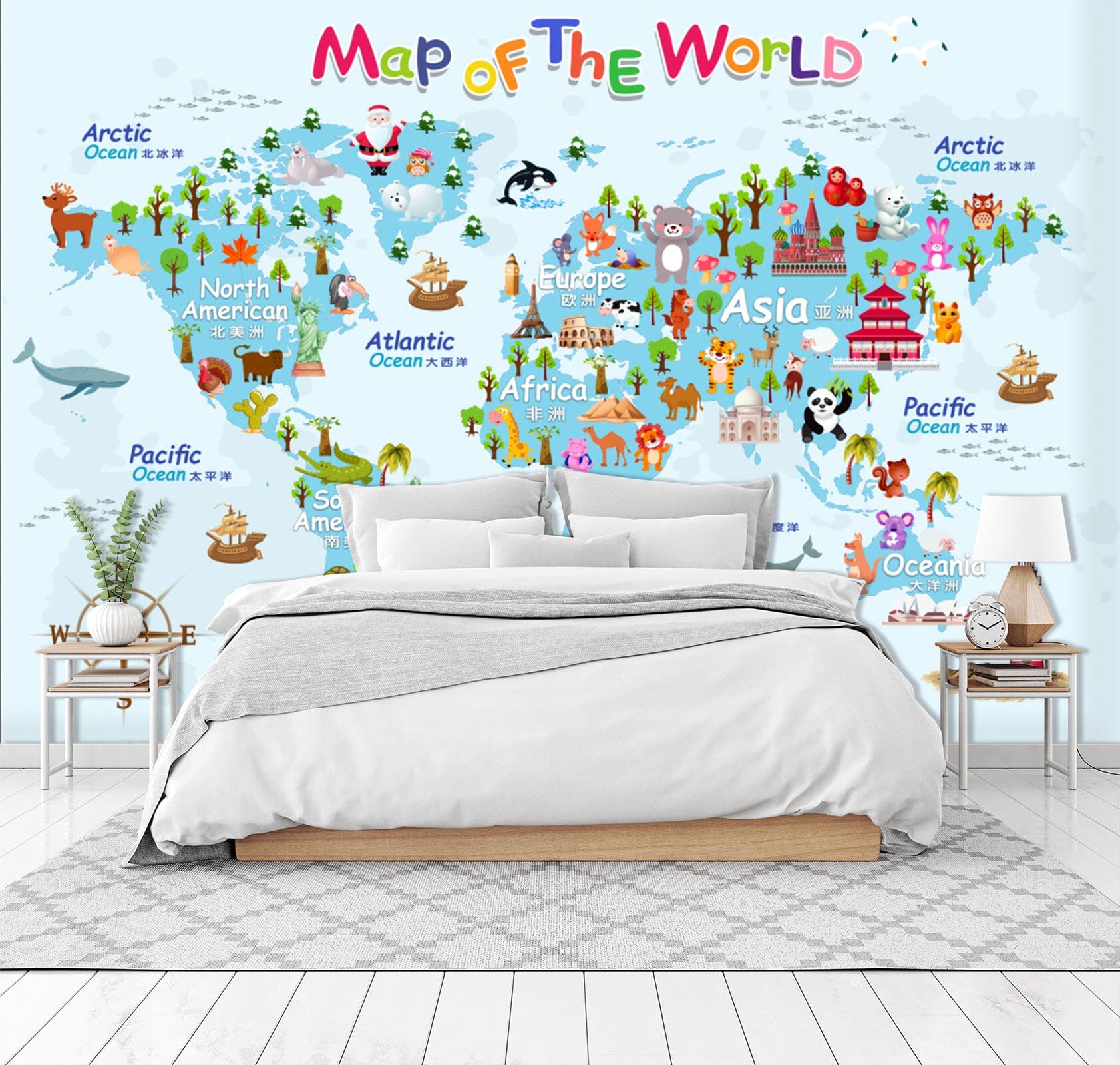 3D Forest Map 1610 Wall Murals Wallpaper AJ Wallpaper 2 