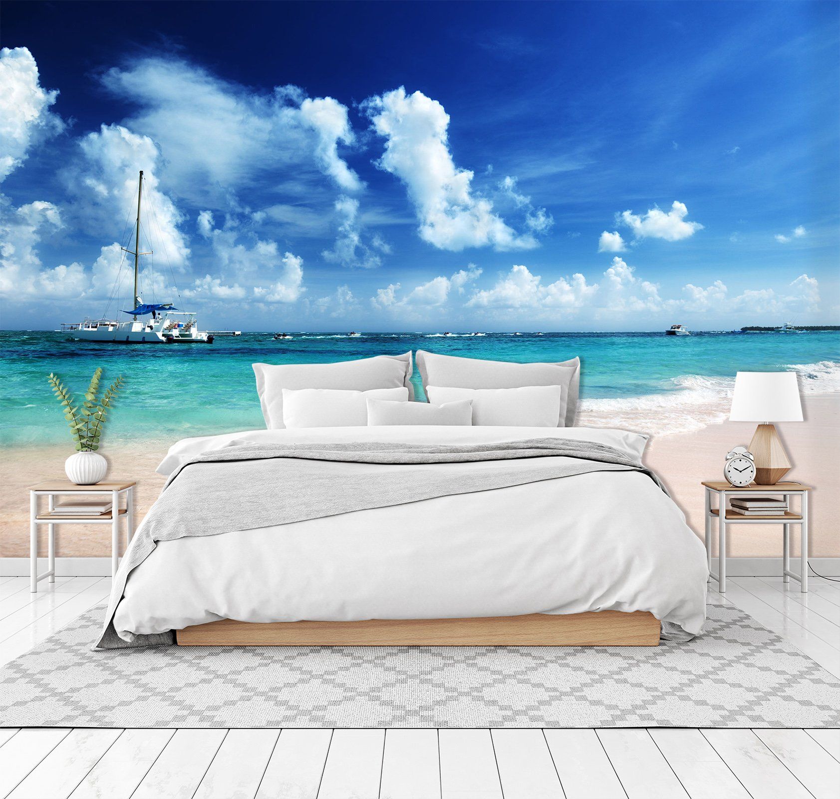 3D Beach Sea 1653 Wall Murals Wallpaper AJ Wallpaper 2 