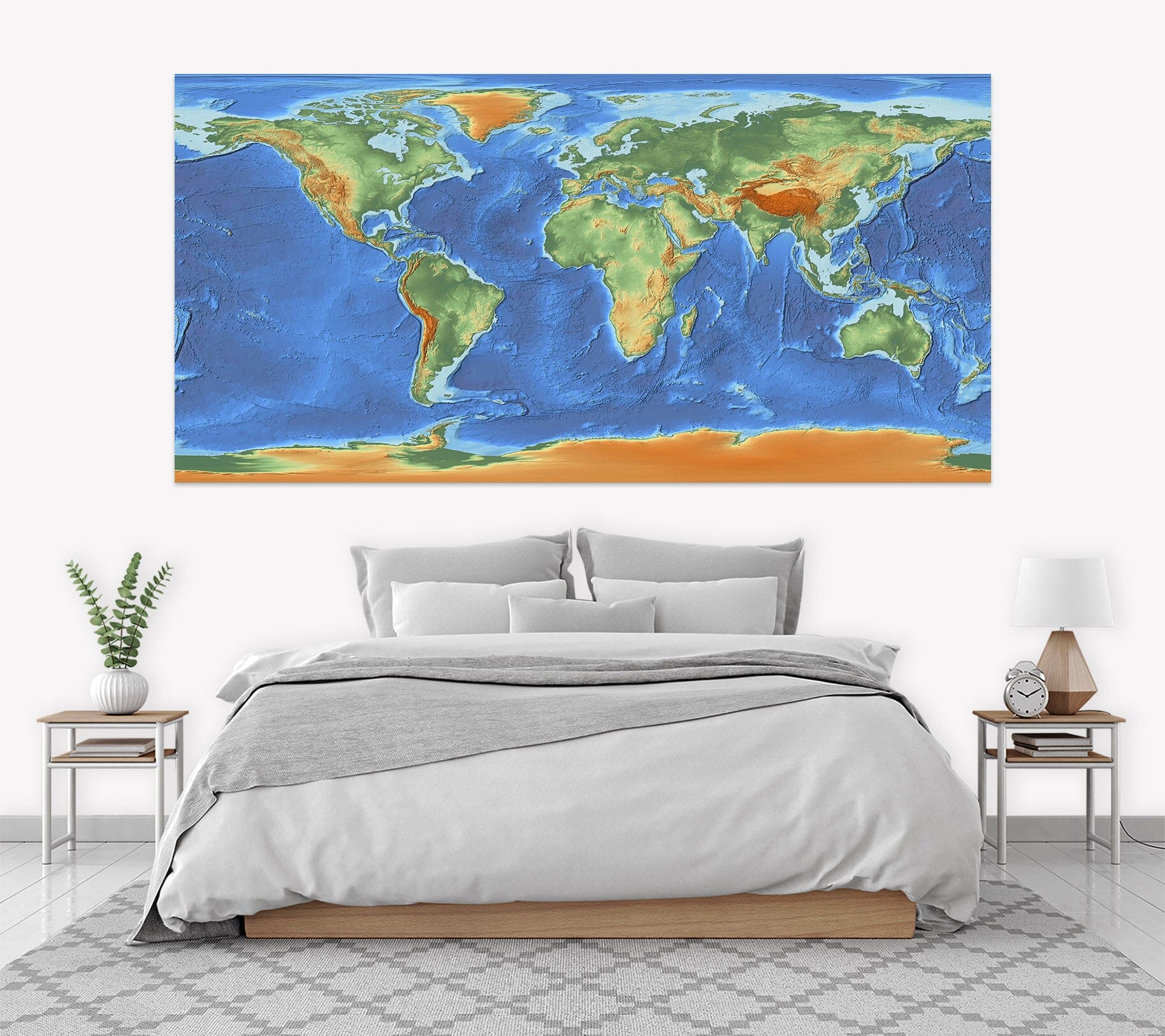 3D Color Island 130 World Map Wall Sticker Wallpaper AJ Wallpaper 2 