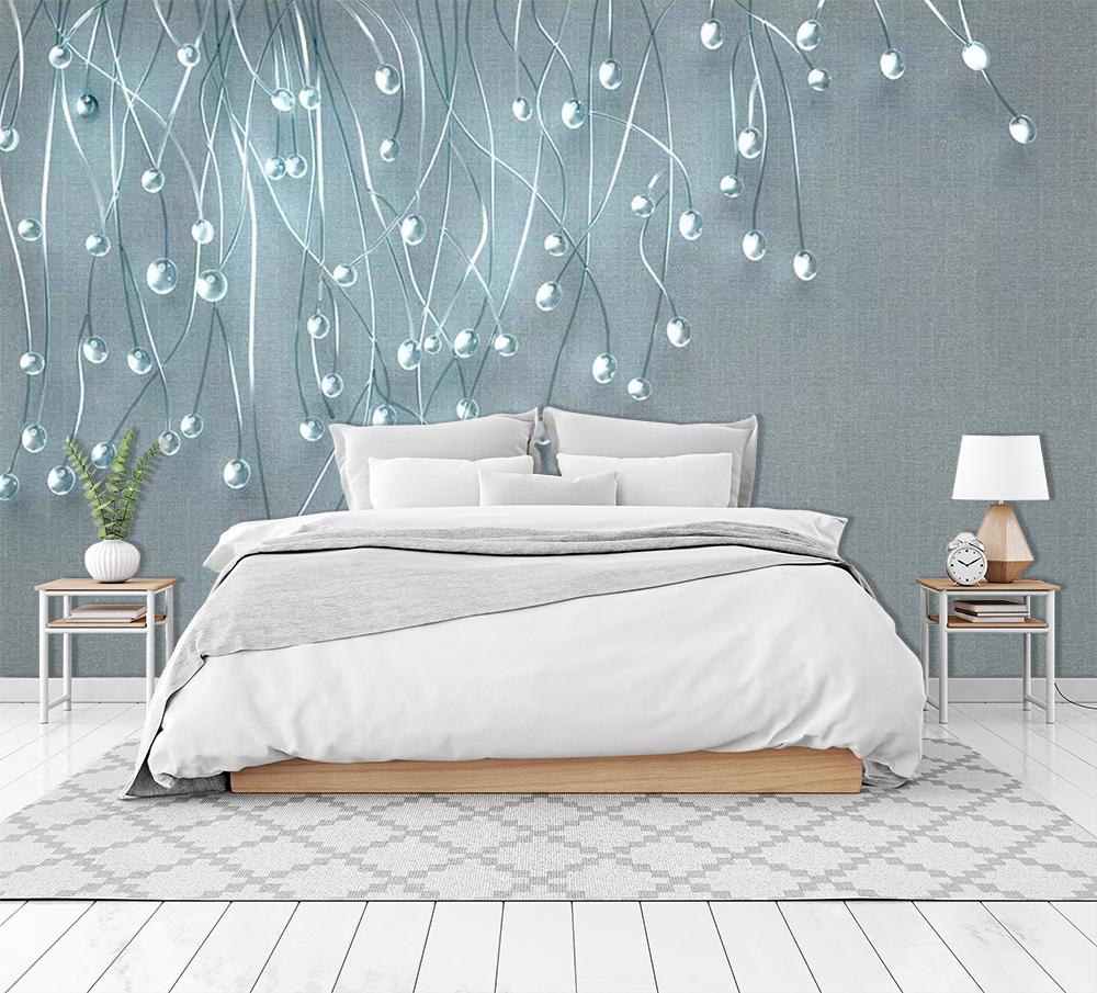 3D Pearl Decoration 298 Wallpaper AJ Wallpaper 