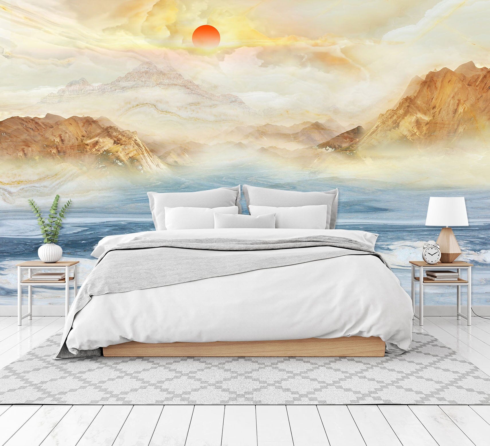 3D Sunrise East 1500 Wall Murals Wallpaper AJ Wallpaper 2 