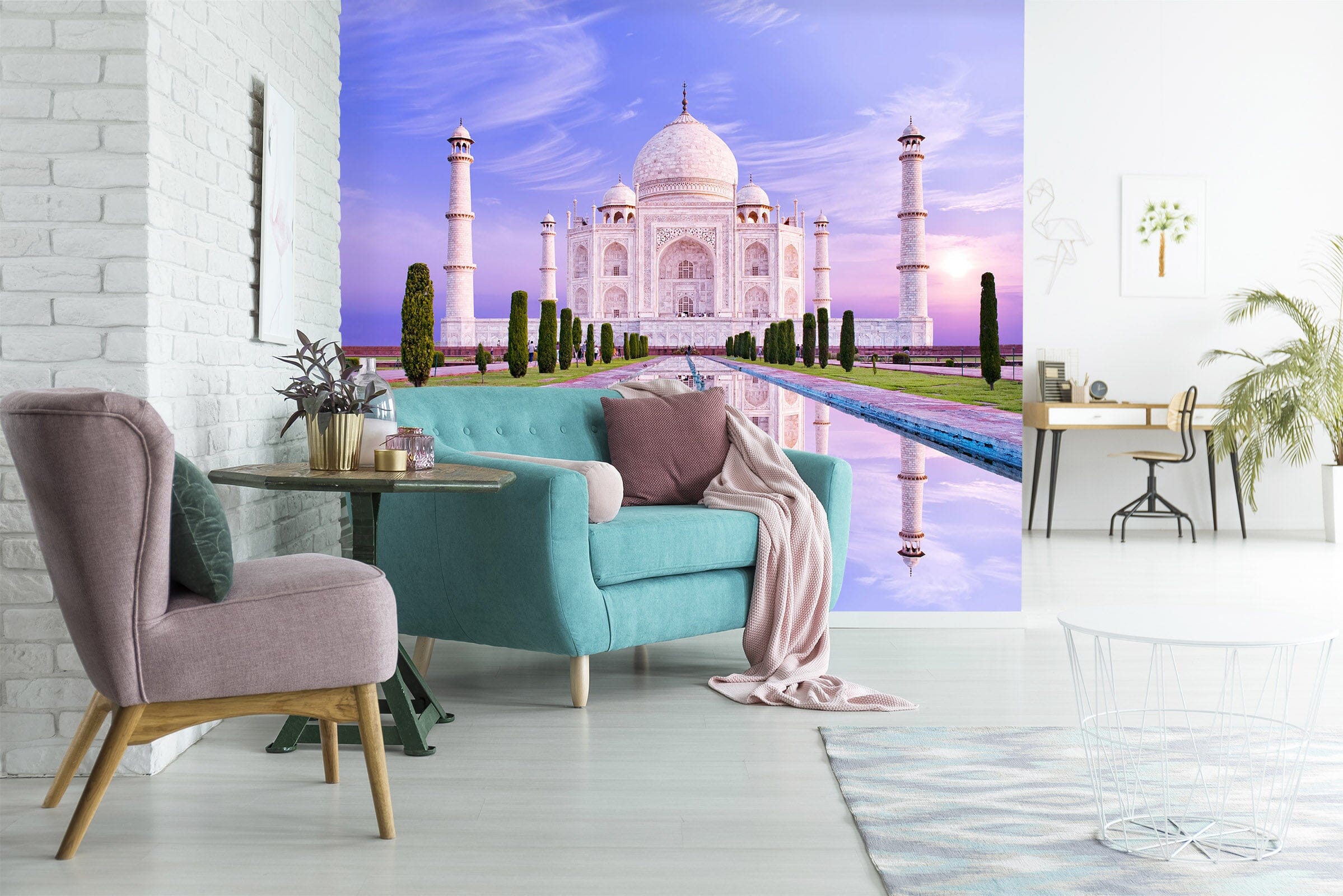 3D Purple Castle 1548 Wall Murals Wallpaper AJ Wallpaper 2 