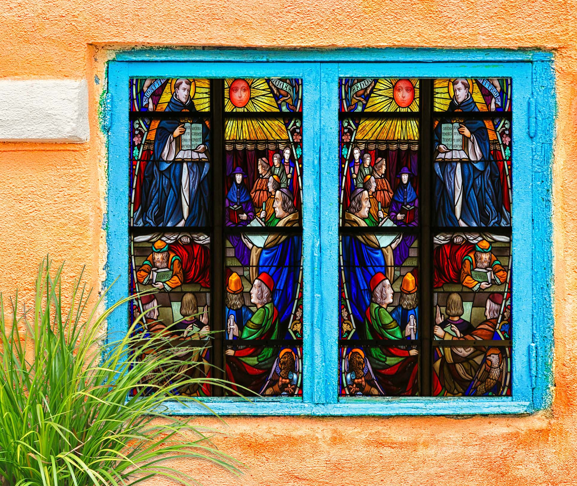 3D Priesthood Prayer 049 Window Film Print Sticker Cling Stained Glass UV Block