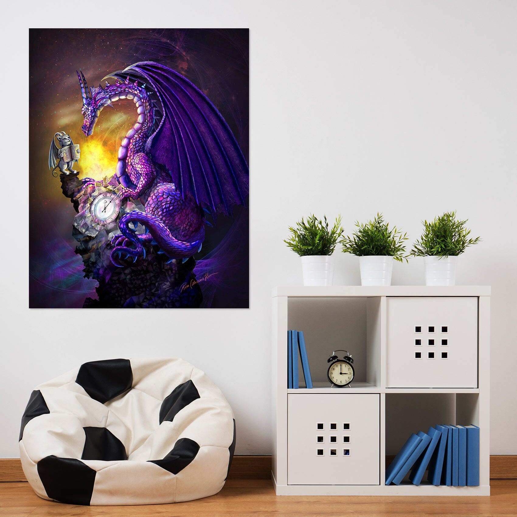 3D Valley Dragon 121 Rose Catherine Khan Wall Sticker Wallpaper AJ Wallpaper 2 