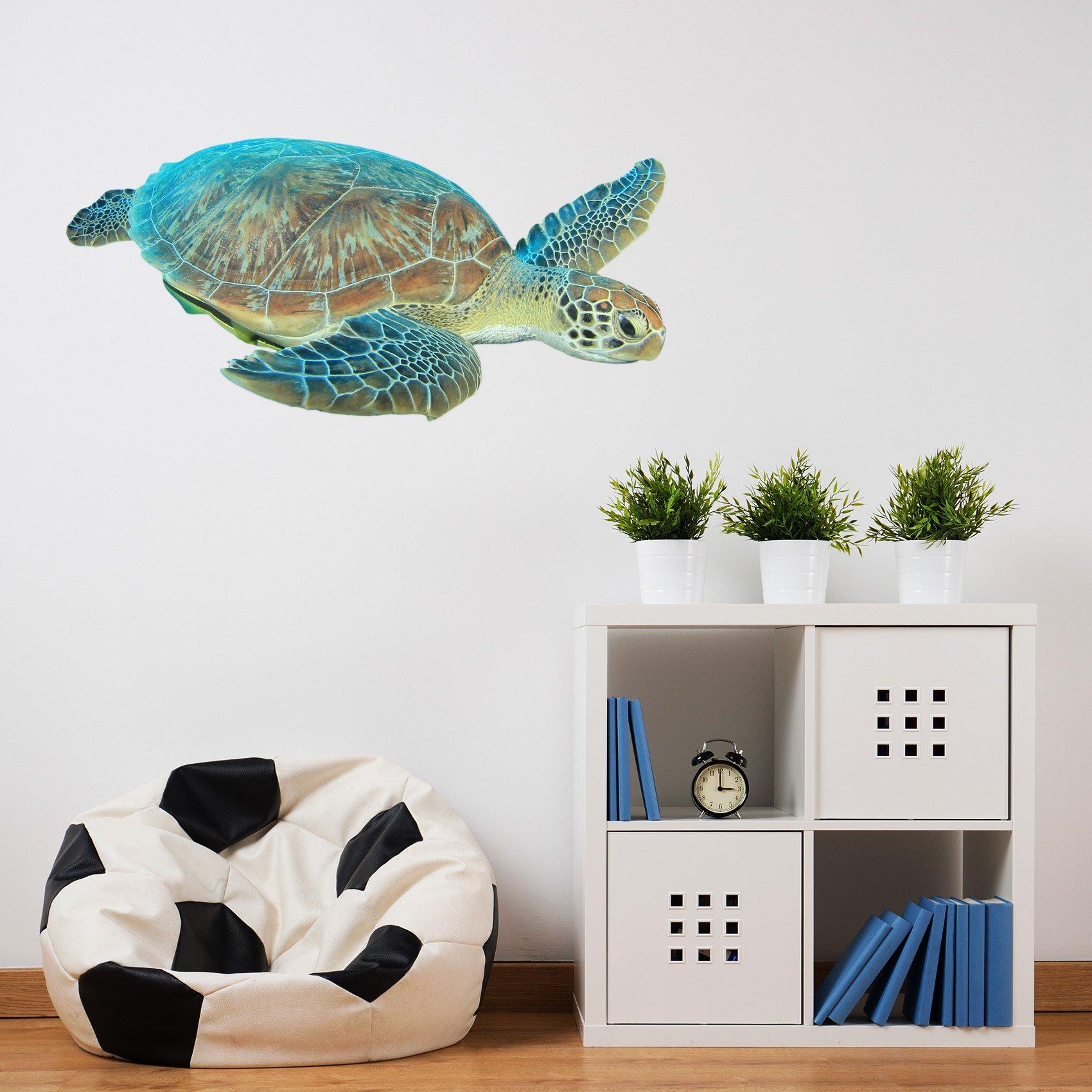 3D Beautiful Turtle 095 Animals Wall Stickers Wallpaper AJ Wallpaper 