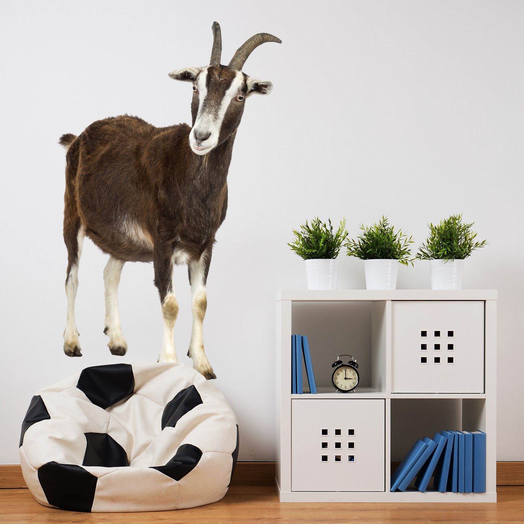 3D Black Antelope 090 Animals Wall Stickers Wallpaper AJ Wallpaper 