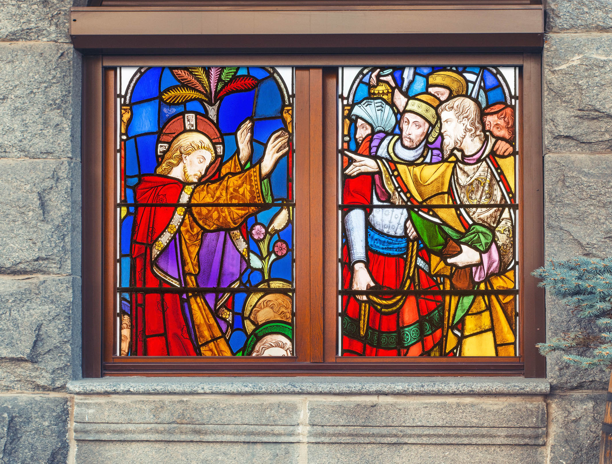 3D Messenger Believers 063 Window Film Print Sticker Cling Stained Glass UV Block