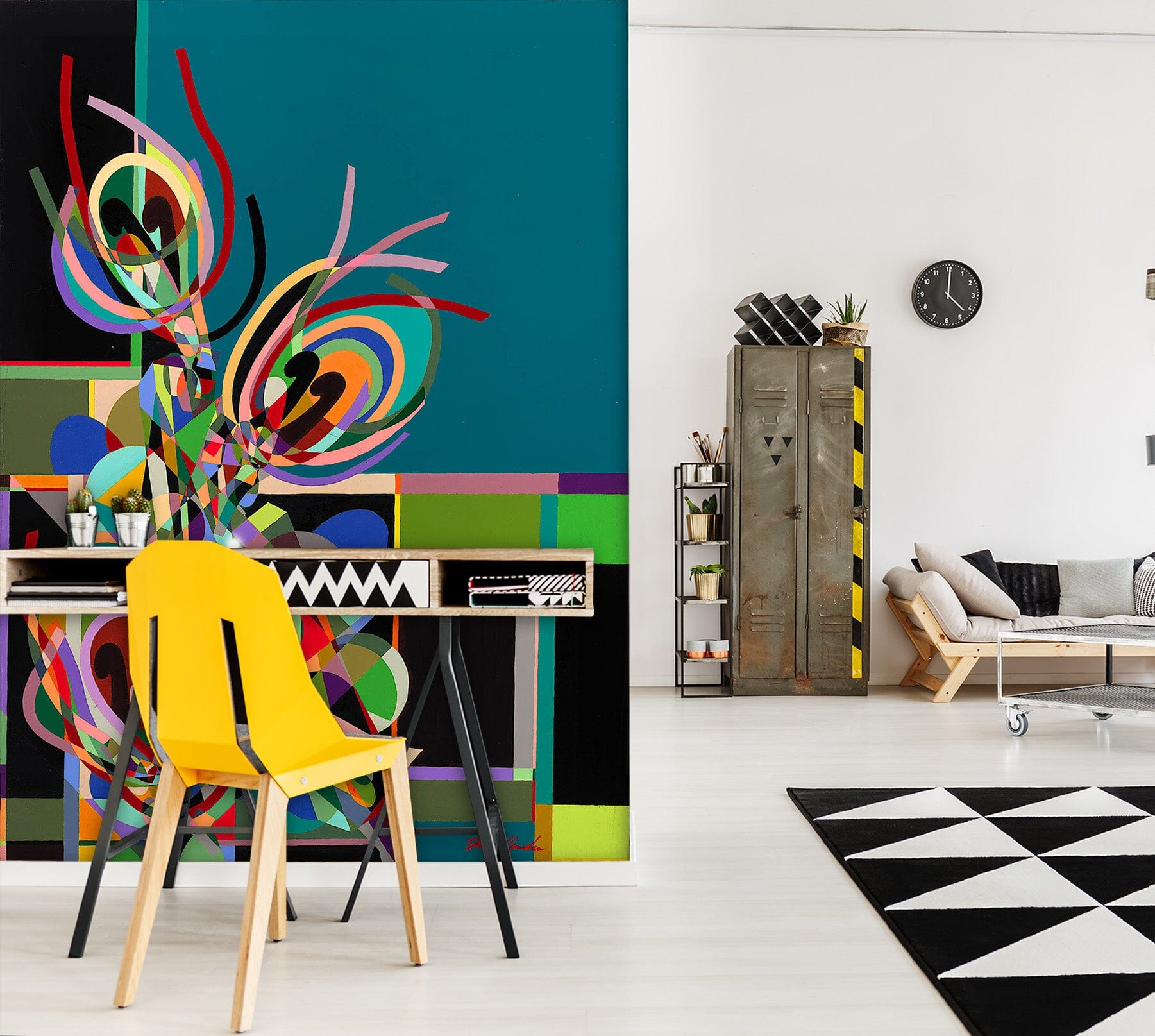 3D Color Pattern 261 Allan P. Friedlander Wall Mural Wall Murals Wallpaper AJ Wallpaper 2 