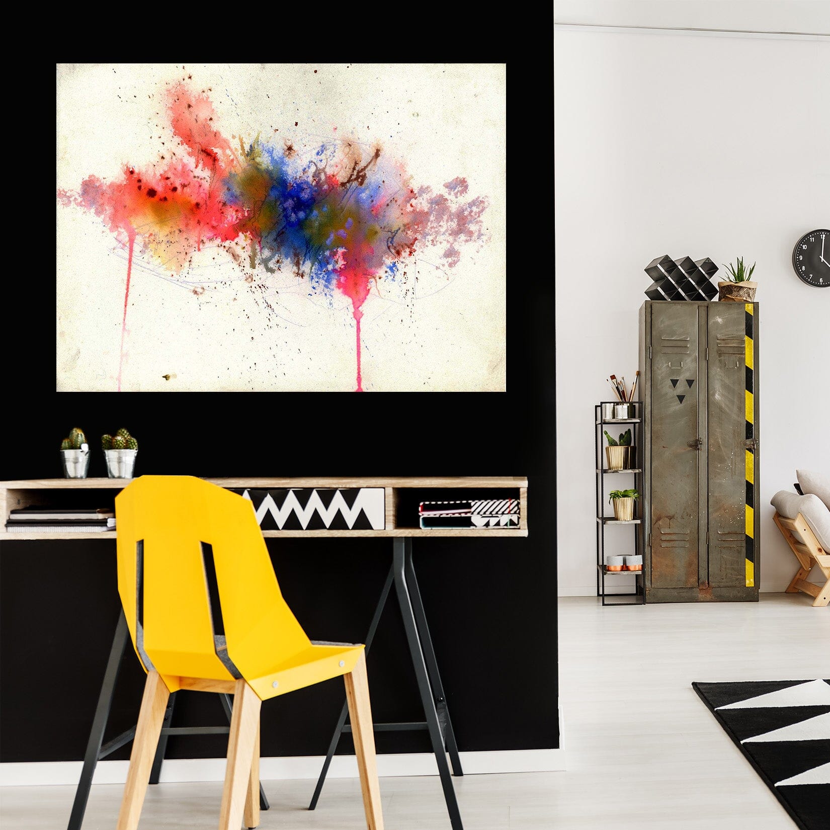 3D Color Ink Pattern 011 Anne Farrall Doyle Wall Sticker Wallpaper AJ Wallpaper 2 