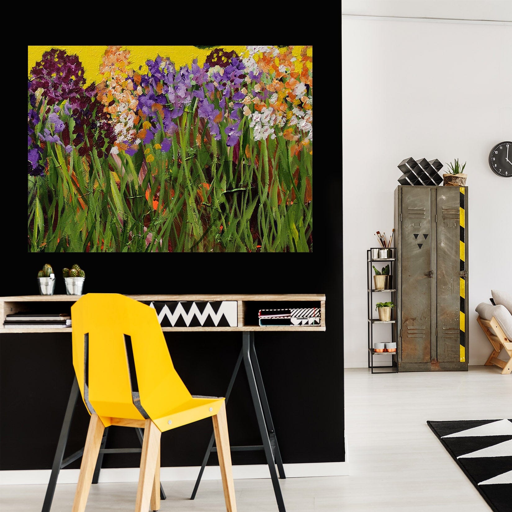 3D Purple Flowers 250 Allan P. Friedlander Wall Sticker Wallpaper AJ Wallpaper 2 