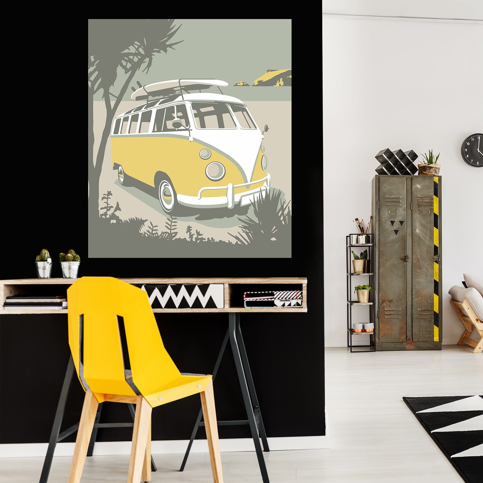 3D Polzeath Camper 045 Steve Read Wall Sticker Wallpaper AJ Wallpaper 2 