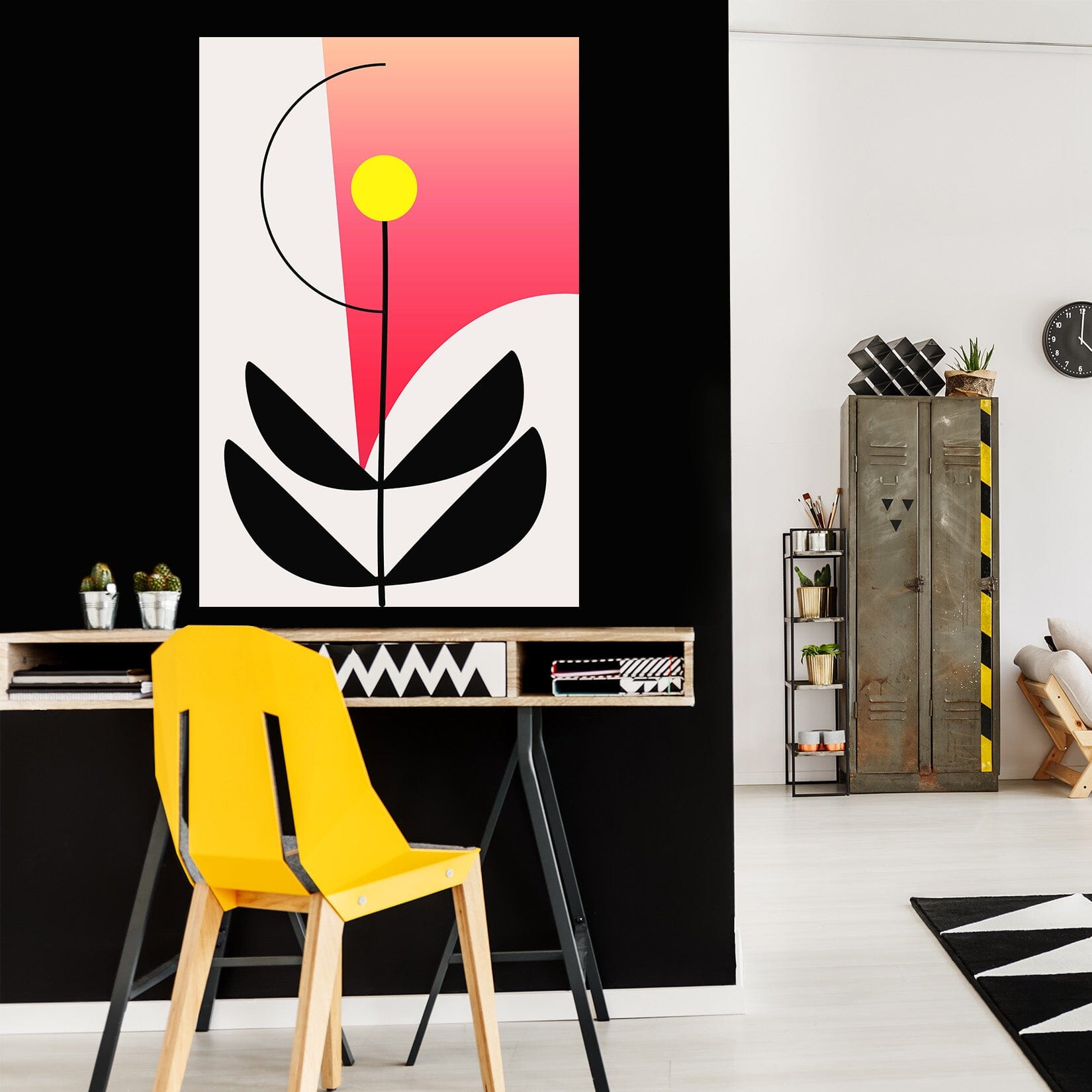 3D Red Flag Floating 204 Boris Draschoff Wall Sticker Wallpaper AJ Wallpaper 2 