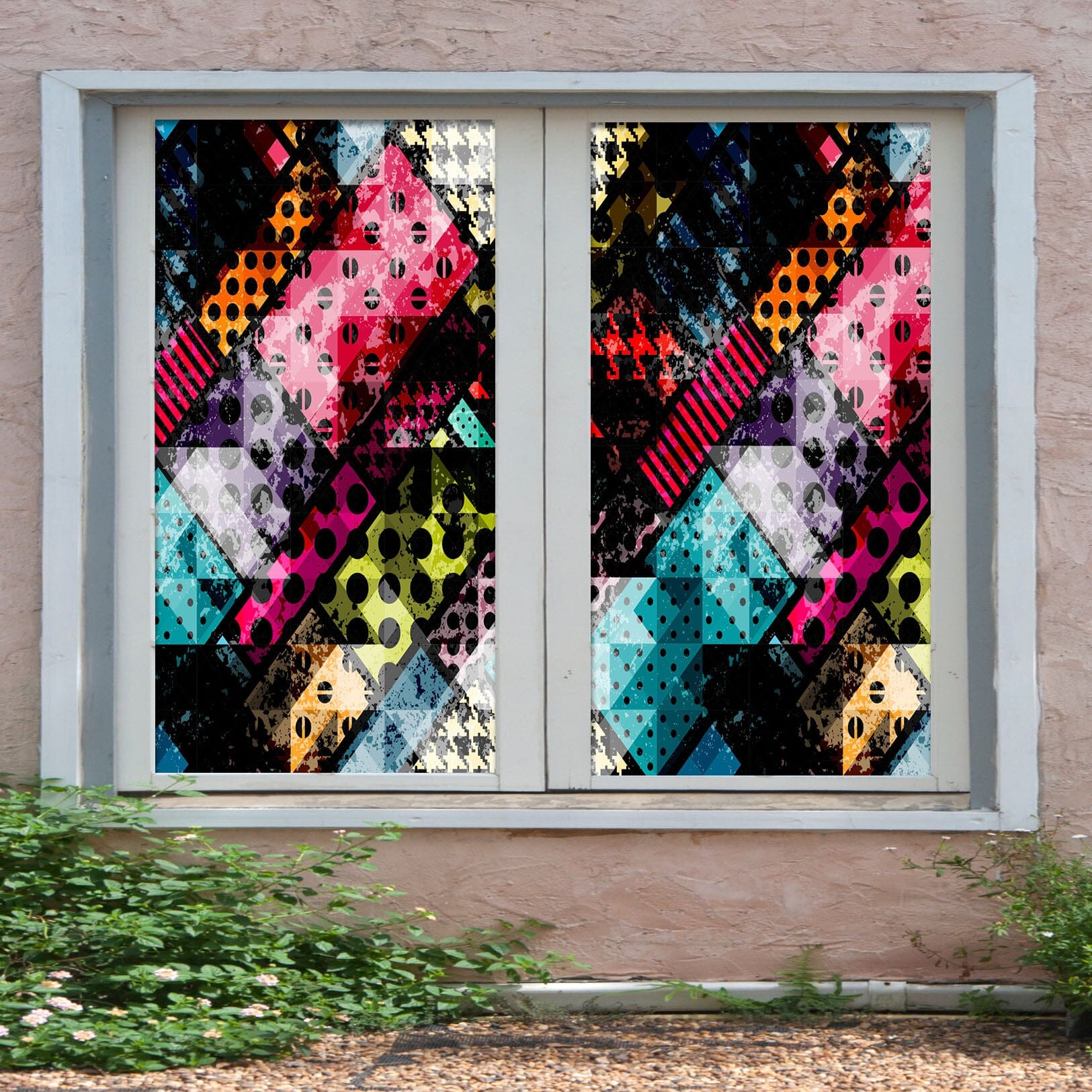 3D Colored Dots 326 Window Film Print Sticker Cling Stained Glass UV Block Wallpaper AJ Wallpaper 2 