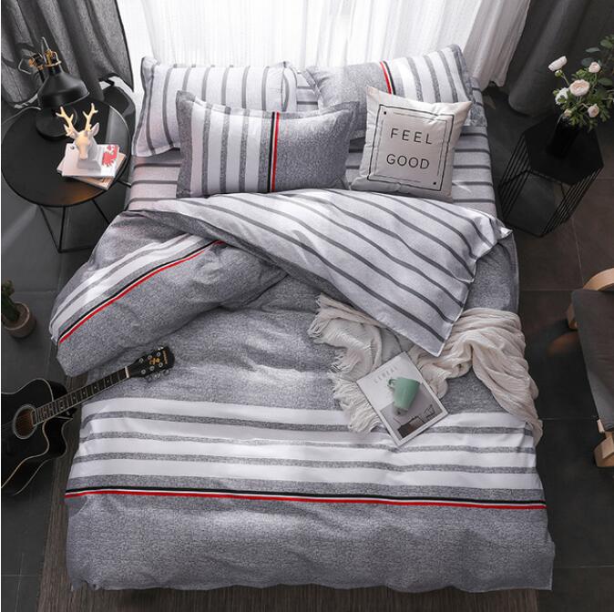 3D Gray Bars 12058 Bed Pillowcases Quilt