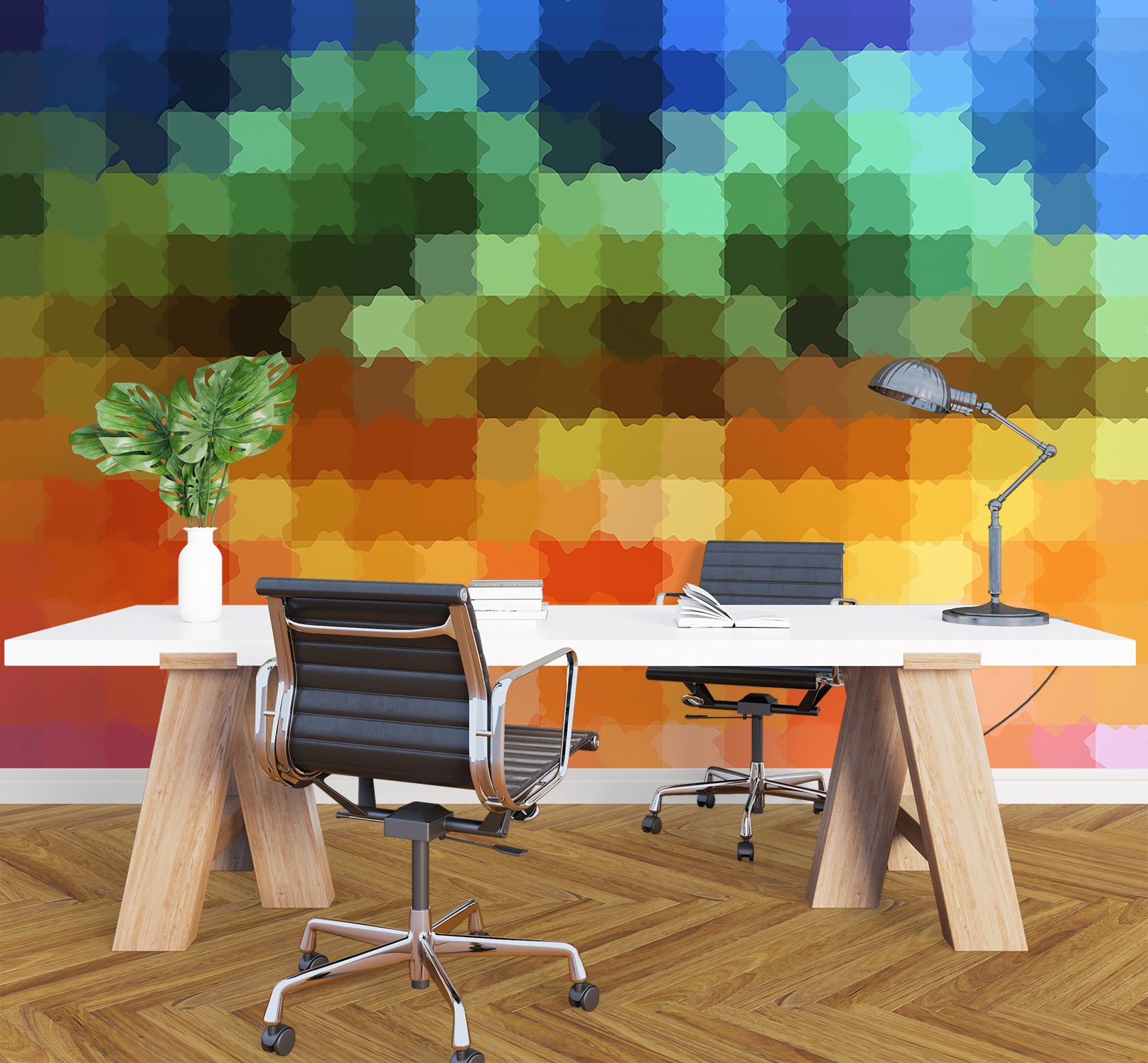 3D Color Multicultural 70107 Shandra Smith Wall Mural Wall Murals