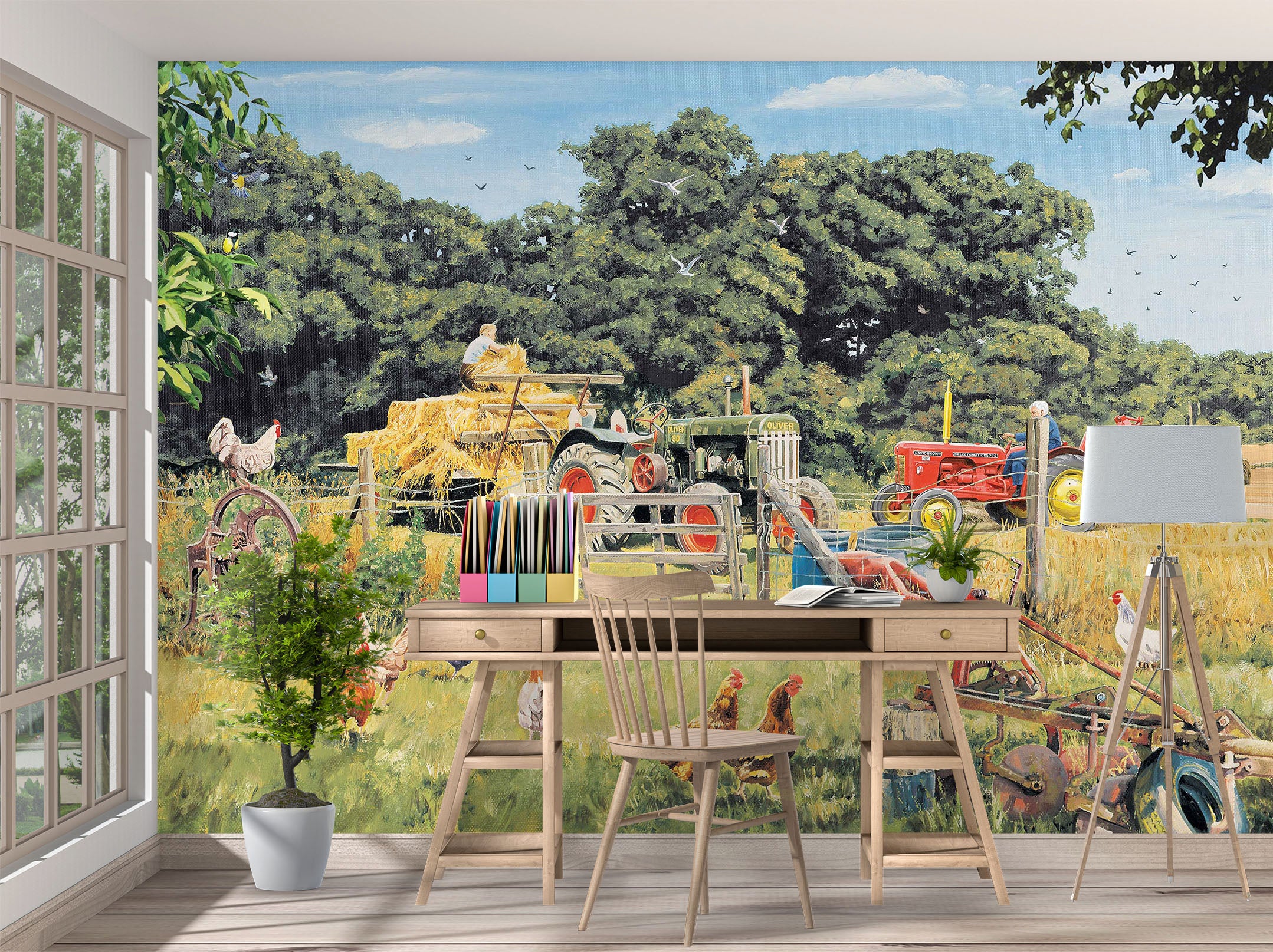 3D Big Farm Tree 8924 Trevor Mitchell Wall Mural Wall Murals