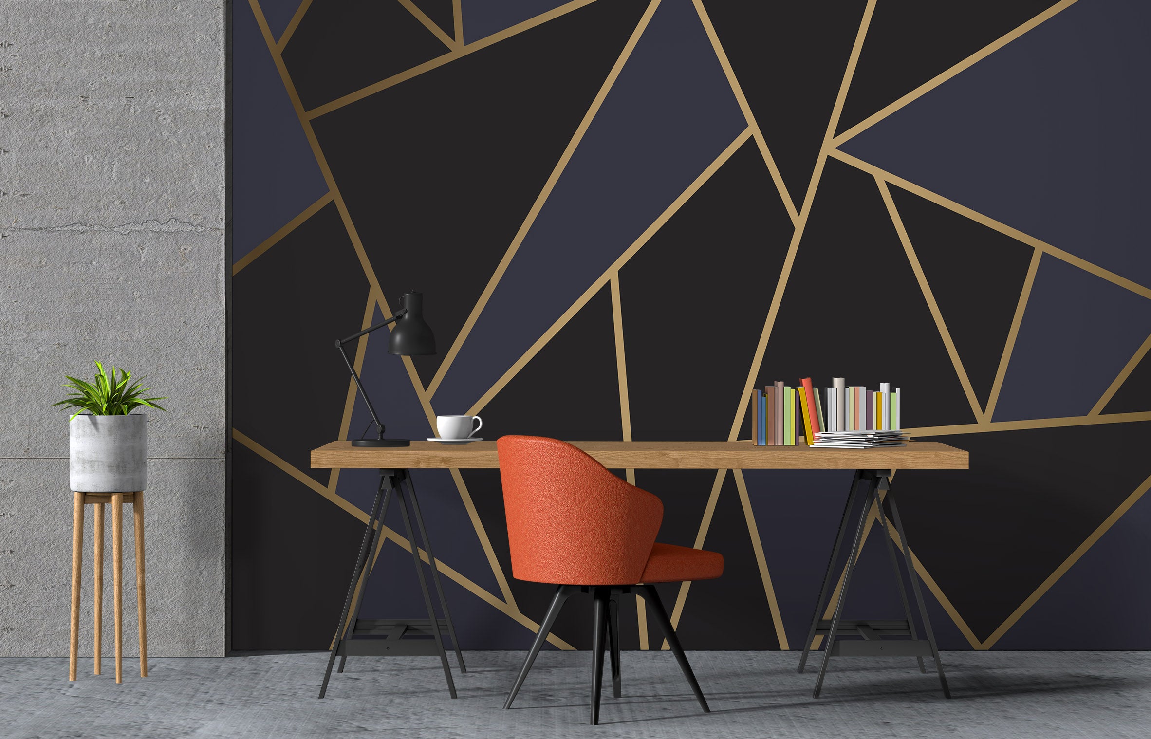 3D Black Graphics 1099 Wall Murals