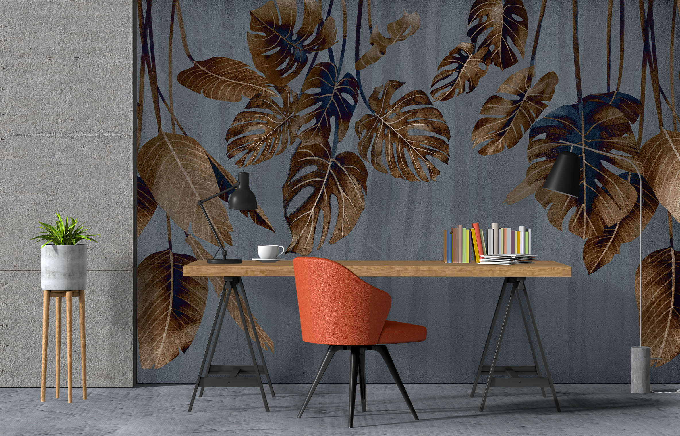 3D Dead Leaves 1063 Wall Murals