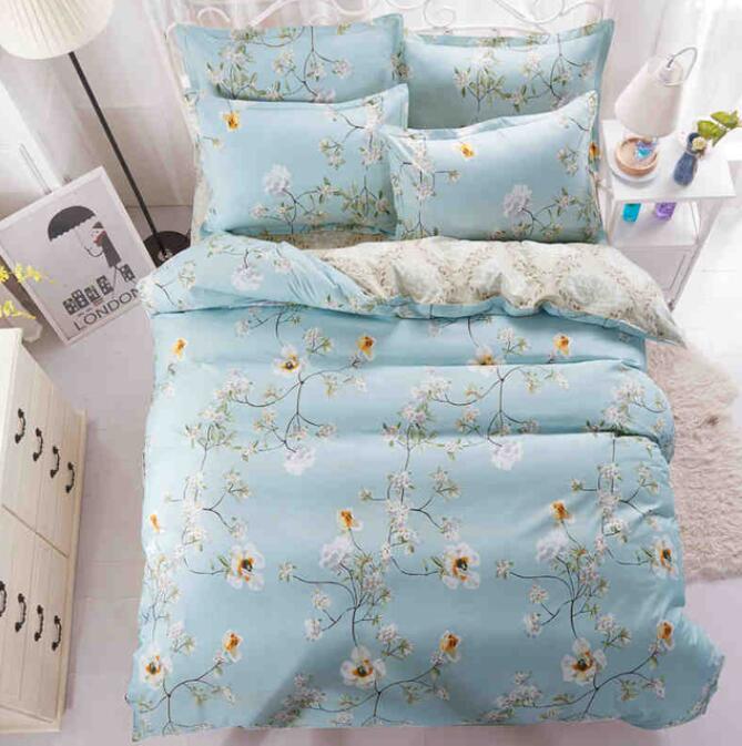 3D Small White Flowers 8140 Bed Pillowcases Quilt