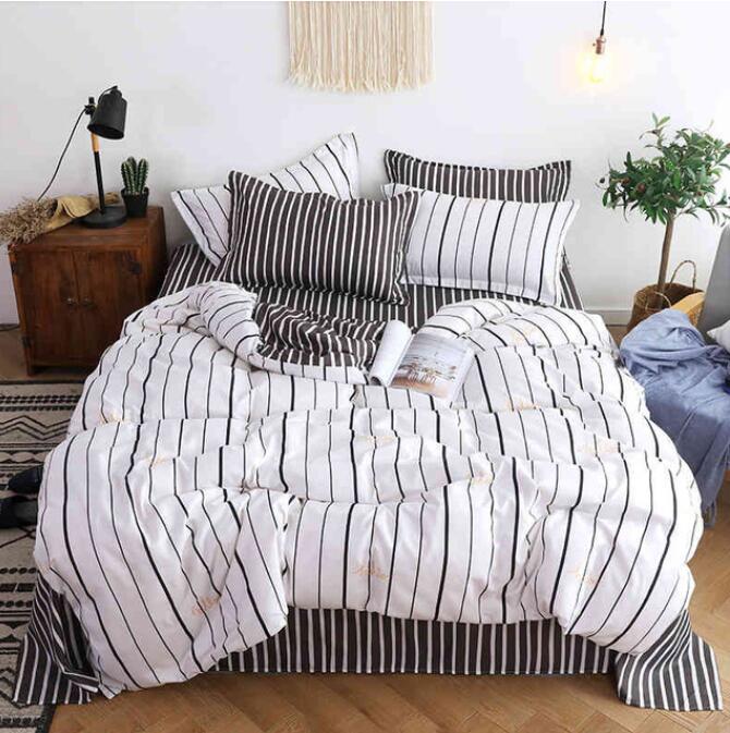 3D Vertical Stripes 8110 Bed Pillowcases Quilt