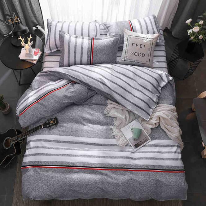 3D Gray Bars 8073 Bed Pillowcases Quilt