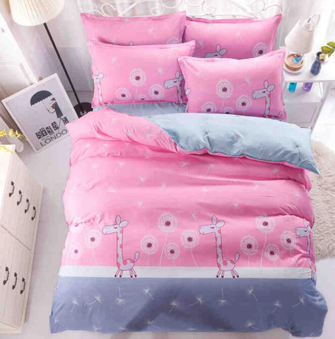 3D Giraffe Dandelion 8136 Bed Pillowcases Quilt