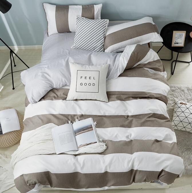 3D White And Brown Bars 8167 Bed Pillowcases Quilt