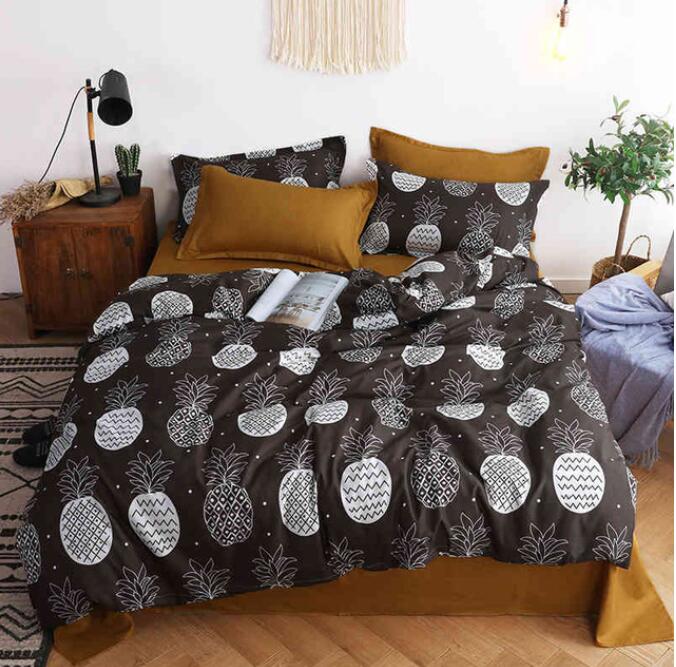 3D Pineapple 8105 Bed Pillowcases Quilt