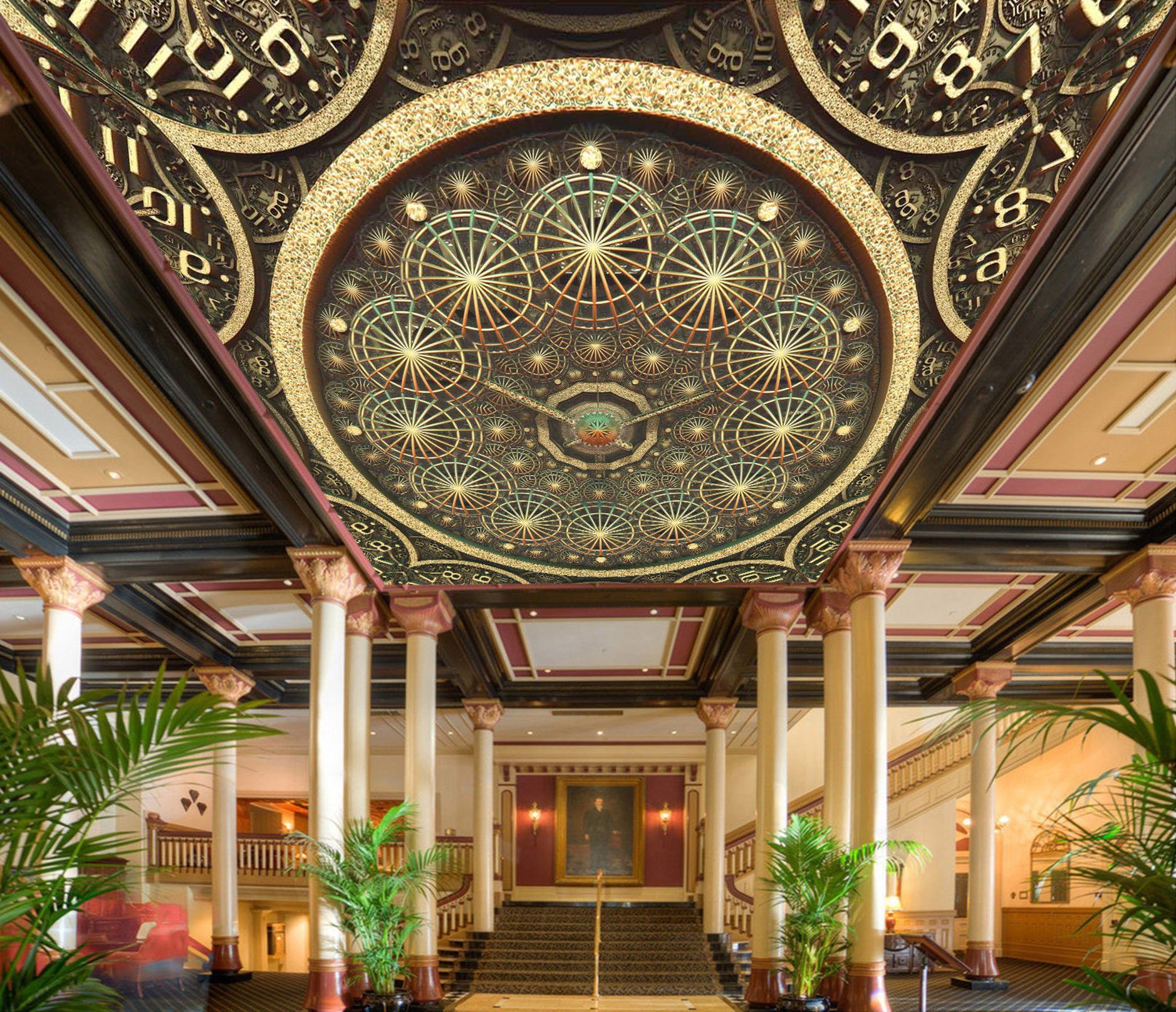 Circular Patterns Wallpaper AJ Wallpaper 