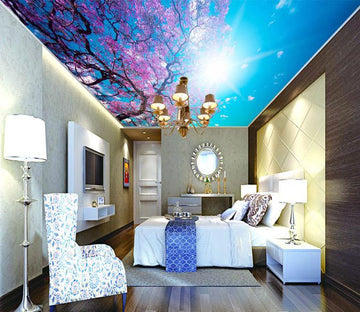 Flowers Tree Bright Sun Wallpaper AJ Wallpaper 