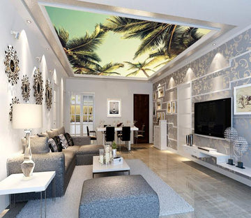 Tall Green Coconut Trees Wallpaper AJ Wallpaper 