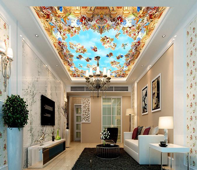 Paradise Painting Wallpaper AJ Wallpaper 