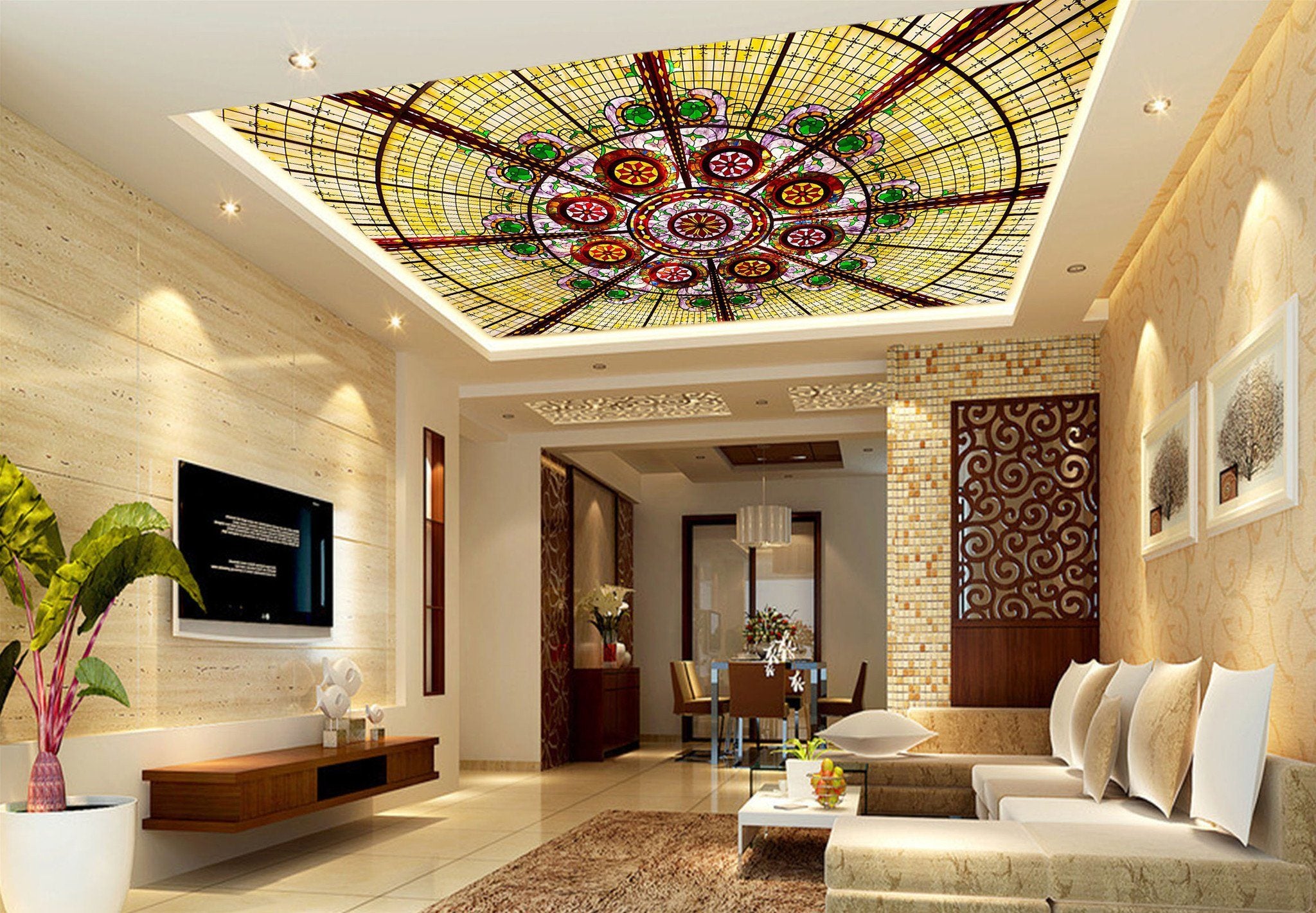 Delicate Dome Patterns Wallpaper AJ Wallpaper 