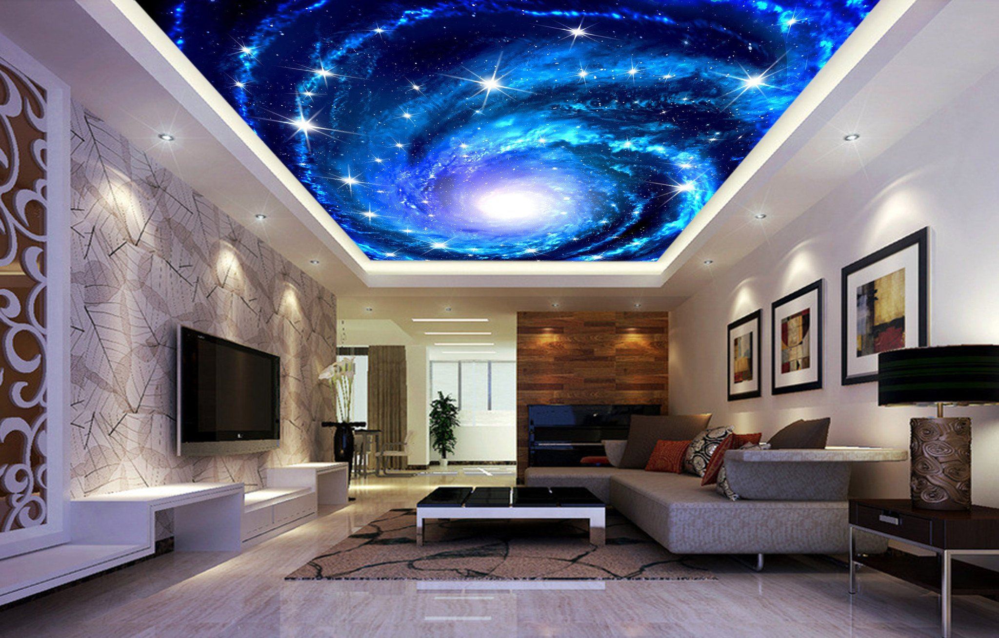 Rotating Nebula Stars Wallpaper AJ Wallpaper 