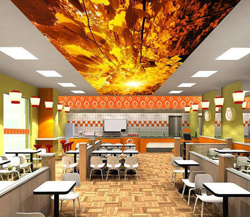 Leaves Bright Sunshine Wallpaper AJ Wallpaper 